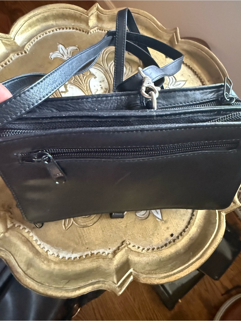 Bodenschwatz crossbody travel leather bag